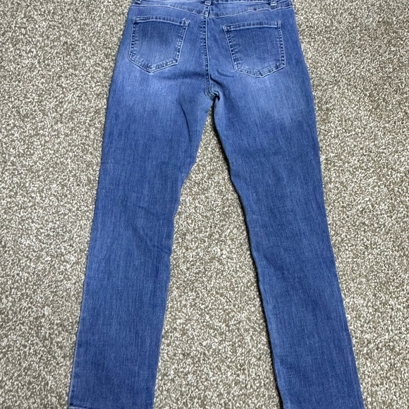 D. Jeans Exposed Button-Fly Denim Jeans Blue High-Rise Women’s Size 8 - Picture 9 of 12